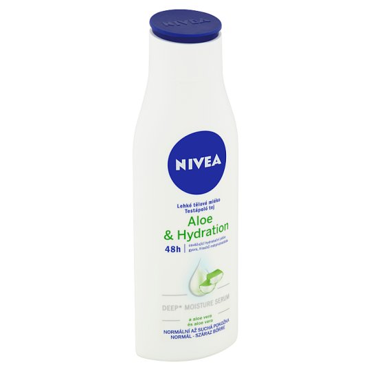 Nivea Aloe & Hydration Ľahké telové mlieko 250 ml