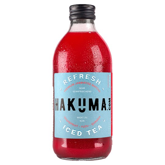 Hakuma Refresh Jasmine Matcha Ice Tea 330 ml Tesco Groceries