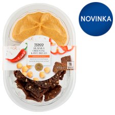 Tesco Cícerovo-sezamová nátierka s karí s ražnými plátkami 140 g