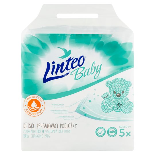 Linteo Baby Prebaľovacie podložky 5 ks