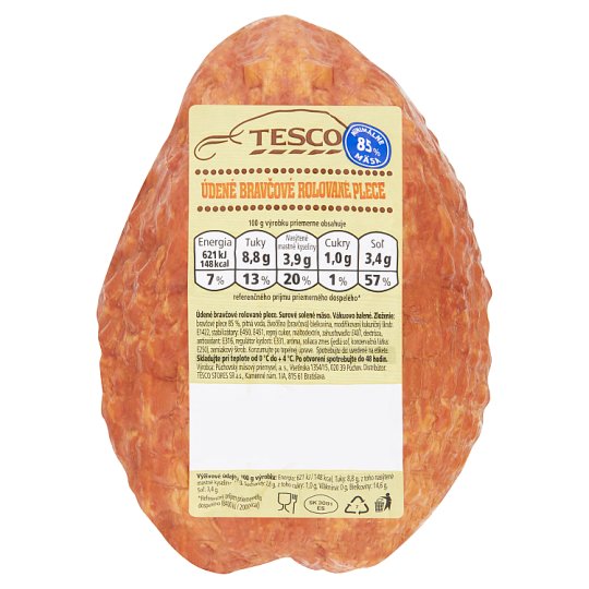 Tesco Údené bravčové rolované plece