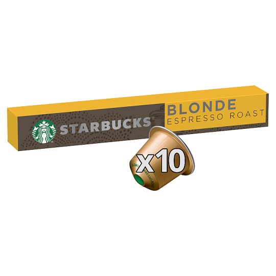 Starbucks by Nespresso Blonde Espresso Roast Coffee in Capsules 10