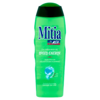 Mitia Speed Energy 2 v 1 sprchový gél a šampón pre mužov 400 ml