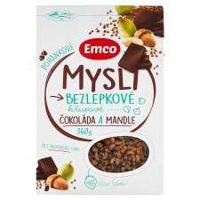 Emco Mysli bezlepkové čokoláda a mandle 340 g