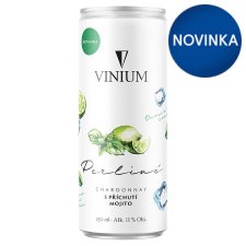 Vinium Perlivé Chardonnay s príchuťou mojito 250 ml