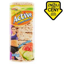 Bona Vita Active Celozrnné chlebíčky ryžové so sójou 120 g