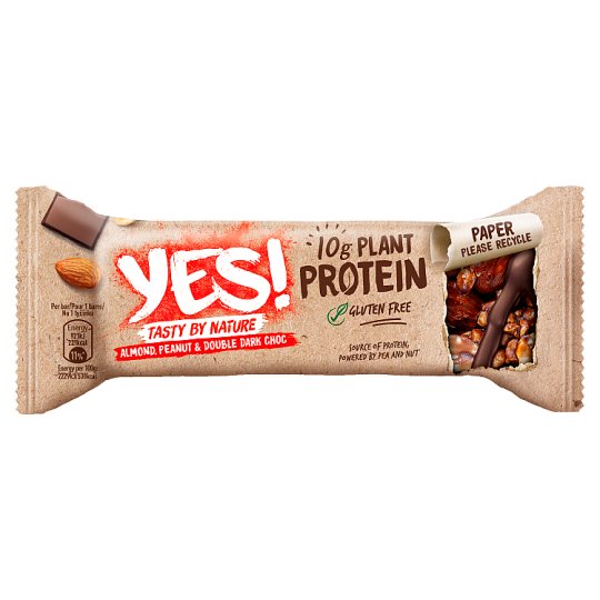 NESTLÉ YES! Protein Bar with Nuts and Dark Chocolate 45 g Tesco Groceries