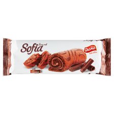 Doma Sofia Cocoa Topping Decorated Swiss Roll with Cocoa Cream 200 g