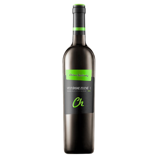 Château Topoľčianky Veltlínske zelené slovenské akostné odrodové víno CH.O.P. biele suché 0,75 l