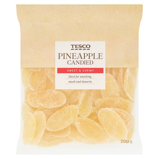 Tesco Pineapple Candied 200 g