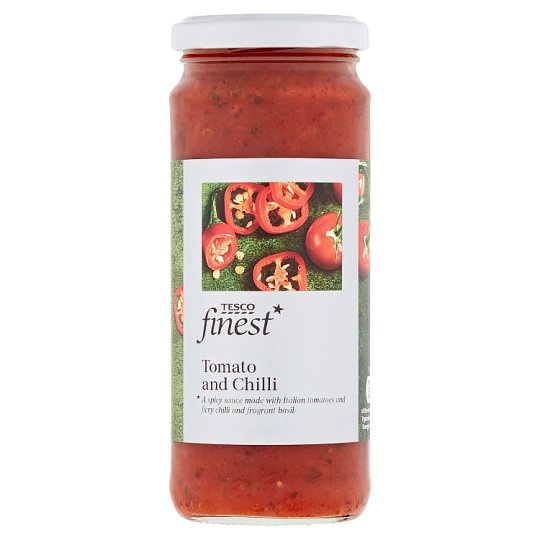 Tesco Finest Pikantná omáčka na cestoviny s paradajkami a čili korením 340 g