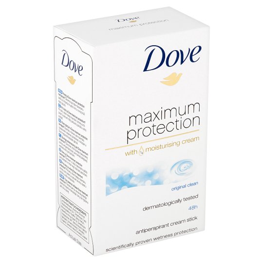 Dove Maximum Protection Original Clean antiperspiračný krém 45 ml