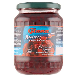 Giana Červená repa kocky v sladkokyslom náleve 660 g
