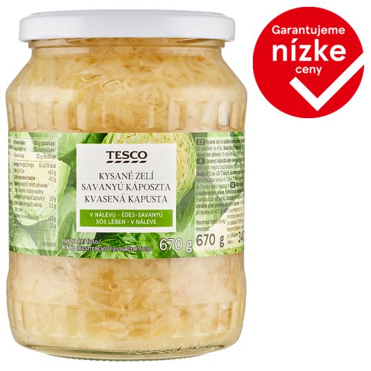 Tesco Sauerkraut in Brine 670 g