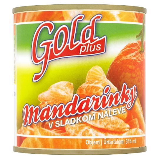 Gold Plus Mandarínky v sladkom náleve 312 g