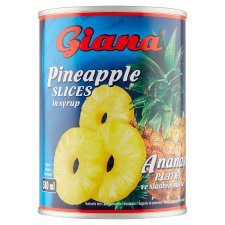 Giana Ananás plátky v sladkom náleve 565 g