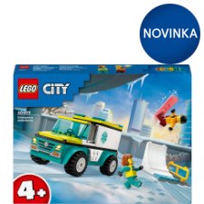 LEGO City 60403 Emergency Ambulance And Snowboarder