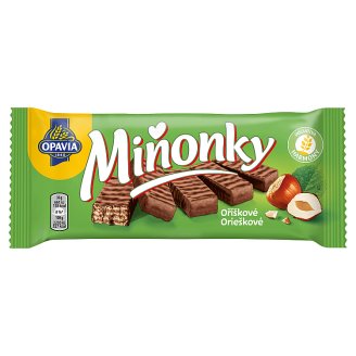 Opavia Miňonky Orieškové oblátky celomáčané v mliečno-kakaovej poleve 50 g