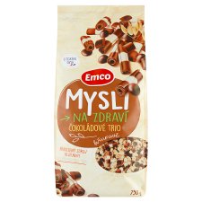 Emco Mysli na Zdraví Crunchy Chocolate Trio 750 g