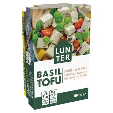 Lunter Tofu bazalkové 180 g