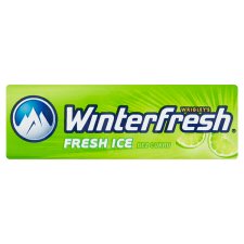 Wrigley's Winterfresh Fresh Ice žuvačka bez cukru s príchuťou citrusov a mentolu 10 ks 14 g