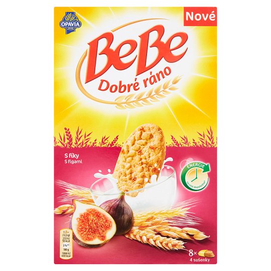 Opavia BeBe Dobré ráno s figami 8 x 50 g