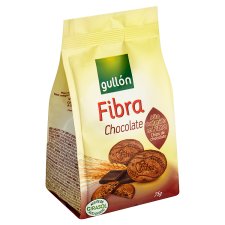 Gullón Diet-Fibra Sušienky s vysokým obsahom vlákniny a s kúskami tmavej čokolády 75 g