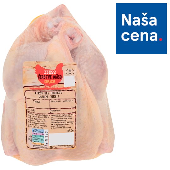 Tesco Kurča bez drobkov cca 1,73 kg