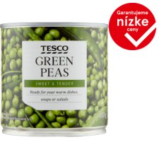Tesco Peas in Sweet-Salty Brine 400 g