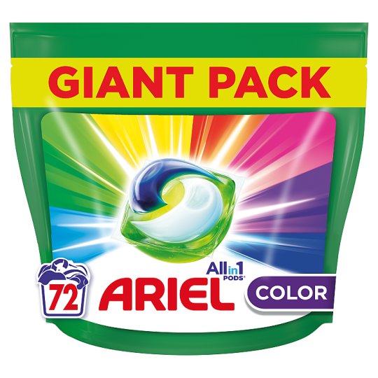 Ariel Color Allin1 PODS, Gélové Kapsuly Na Pranie, 72Praní Tesco