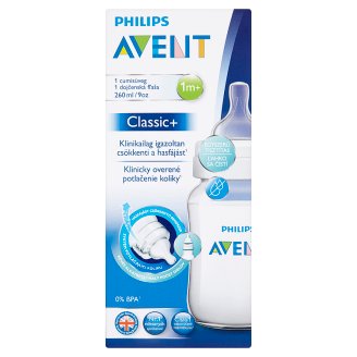 Philips Avent Classic+ Dojčenská fľaša 1m+ 260 ml