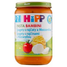 HiPP Organic Spaghetti with Tomatoes and Mozzarella 220 g