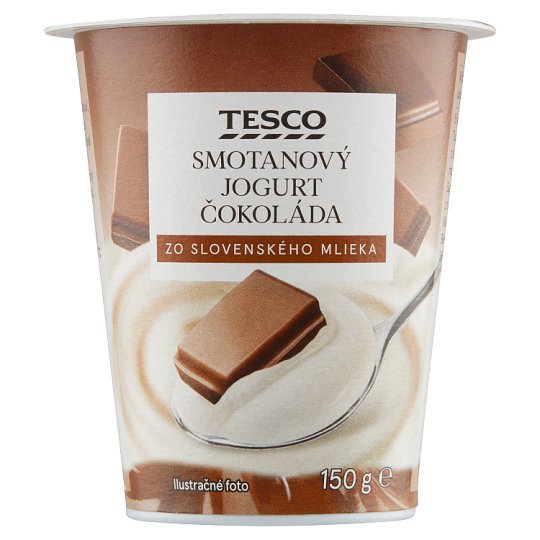 Tesco Smotanový jogurt čokoláda 150 g