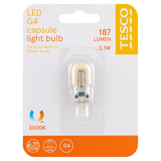 Tesco LED žiarovka 2.1W (20W) G4