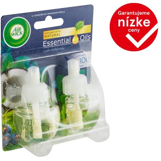 Air Wick Life Scents Duo tekutá náplň do elektrického prístroja svieži ostrov 2 x 19 ml