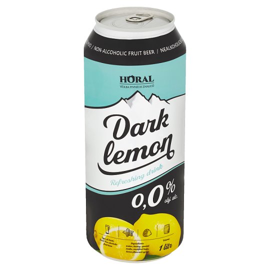 Horal Dark Lemon miešaný nápoj 0,0% 1 l
