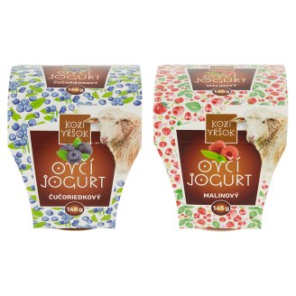 Kozí Vŕšok Jogurt ovčí 145 g rôzne príchute