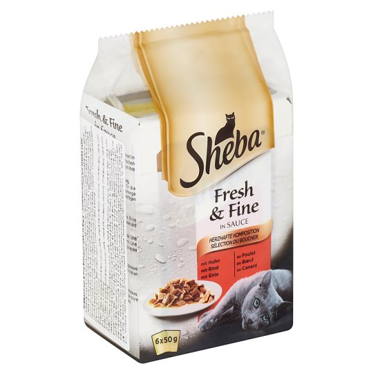 Sheba Fresh & Fine Exkluzívny výber v šťave 6 x 50 g