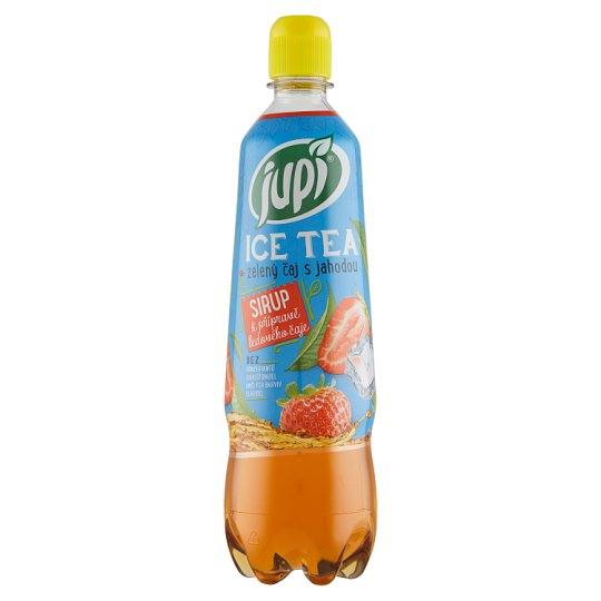Jupí Sirup Ice Tea Zelený čaj s jahodou 0,7 l