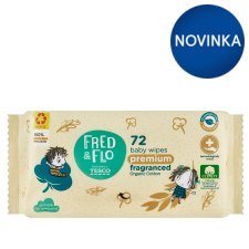 Fred & Flo Premium Baby Wipes 72 pcs