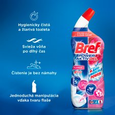 image 3 of Bref Power Aktiv Gel WC Cleaner with Air Freshener Effect - Flower 700 ml