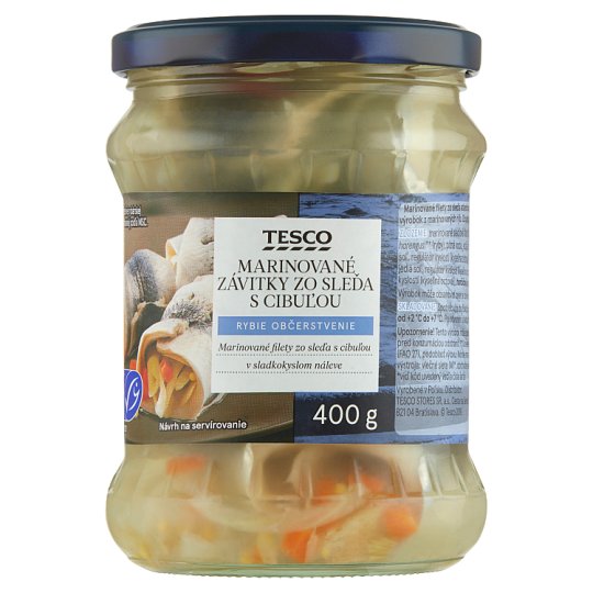 Tesco Marinated Herring Rolls with Onion 400 g