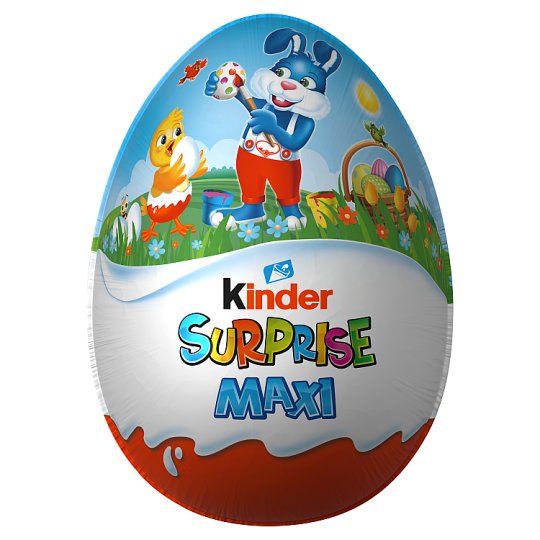 Kinder Surprise Maxi sladké vajce s mliečnou čokoládou s prekvapením 220 g