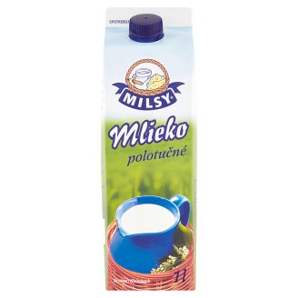 Milsy Mlieko polotučné 1,5 % 1 l