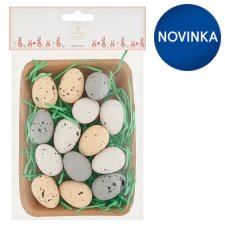 Various Eggs Decoration 3 x 4 cm 14 pcs