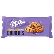 Milka Cookies Sensations Filled Cookies with Pieces of Chocolate 156 g