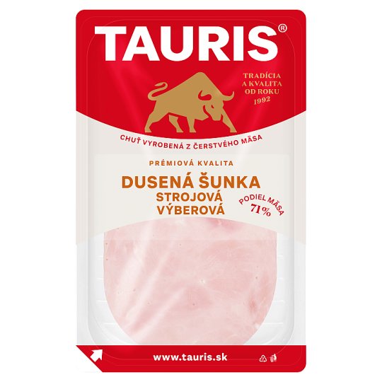 Tauris Dusená šunka strojová výberová 100 g
