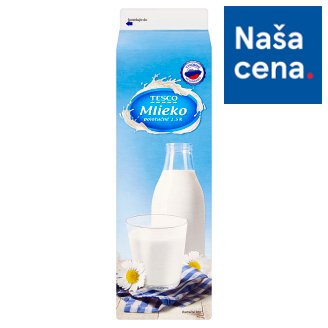 Tesco Mlieko polotučné 1,5 % 1 l