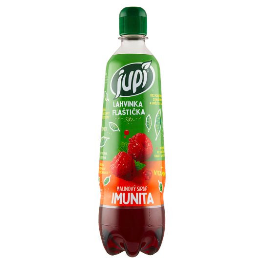 Jupí Fľaštička Raspberry Syrup Immunity 0.7 L