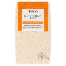 Tesco Short Grain Rice 1 kg